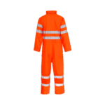 Supertouch - Hi-Vis Rail Spec Orange Stormflex Waterproof PU Coveralls - Image 2