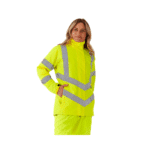 Supertouch Hi-Vis Yellow Women’s Kamela Padded Jacket - Image 3