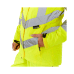 Supertouch Hi-Vis Yellow Women’s Kamela Padded Jacket - Image 5