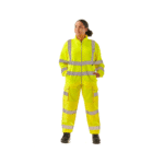 Supertouch Hi-Vis Yellow Women’s Eshaal Zipper Sweatshirt - Image 5