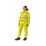 Supertouch Hi-Vis Yellow Women’s Eshaal Zipper Sweatshirt - Image 4