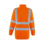 Supertouch Hi-Vis Rail Spec Orange Women’s Eshaal Zipper Sweatshirt - Image 2