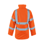 Supertouch Hi-Vis Rail Spec Orange Women’s Kamela Padded Jacket - Image 2