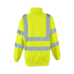 Supertouch Hi-Vis Yellow Women’s Eshaal Zipper Sweatshirt - Image 2