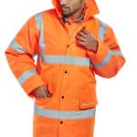 Beeswift High-Visibility Constructor Jacket Orange