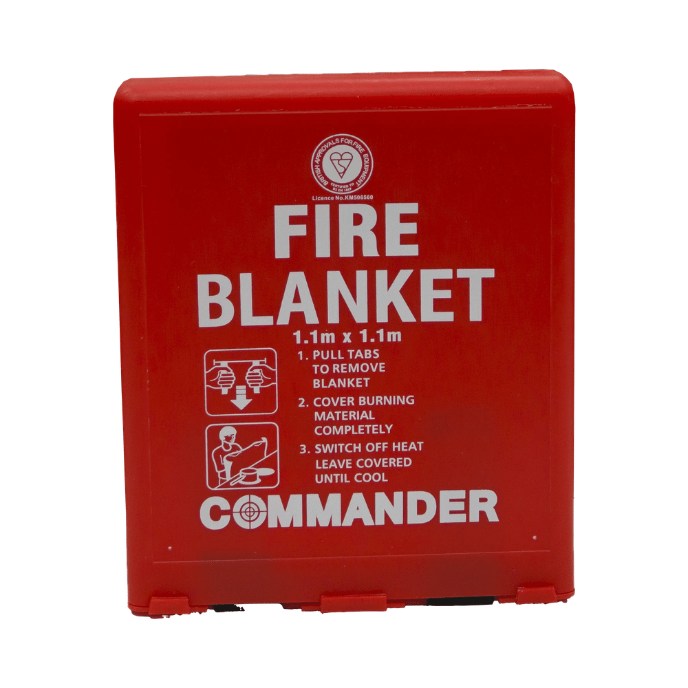 FB01 Checkfire Fire Blanket - 1m x 1m - Image 1
