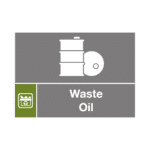 Waste Oil Waste Sign