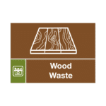 Wood Waste Sign
