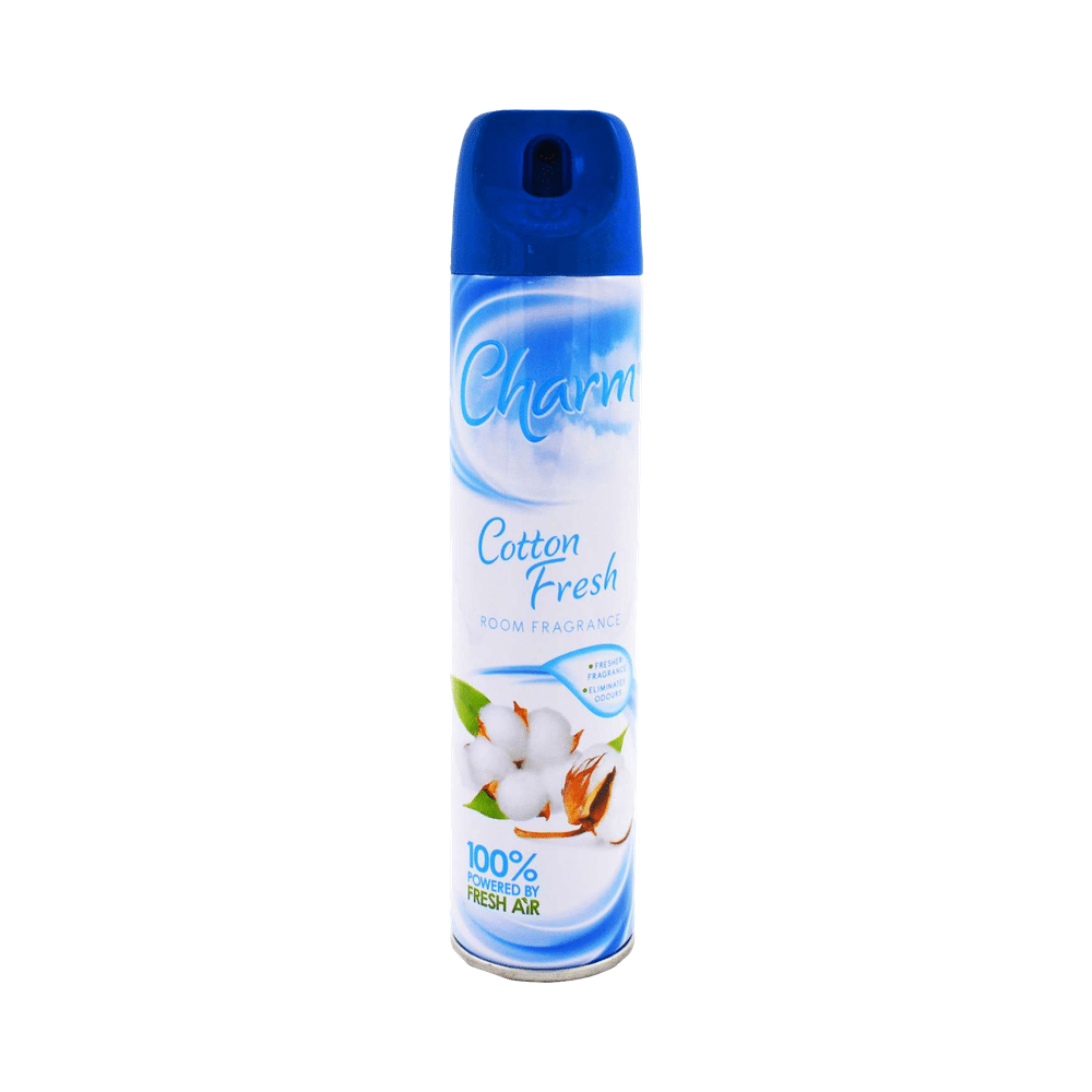 02e186ecf483195c35544c51d4769013 Charm Cotton Fresh Laundry Air Freshener 300ml - Image 1