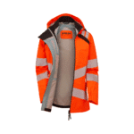 Pulsar Life Men's HV Orange Shell Jacket