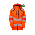 Pulsar Life Men's HV Orange Shell Jacket - Image 2