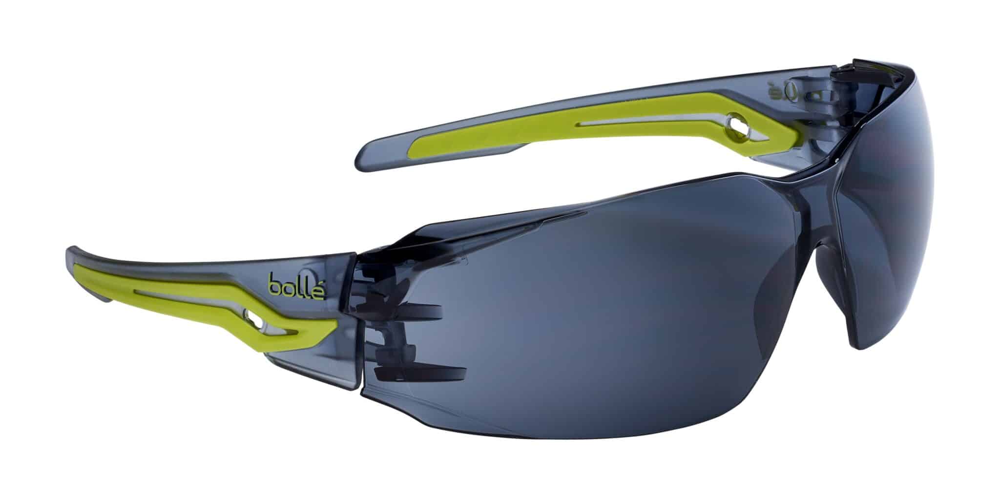 SILEXPSF_1 Bolle RUSH+ SMALL Smoke Safety Glasses - Image 1