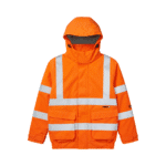 Pro Rail Tornado Hi-Vis Orange Breathable Bomber Jacket 4:4