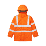 Pro Rail Cyclone Hi-Vis Orange Breathable Jacket 4:4