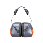 Portwest PW62 - SNR 33dB HV Extreme Ear Defenders High Clip-On Grey/Orange